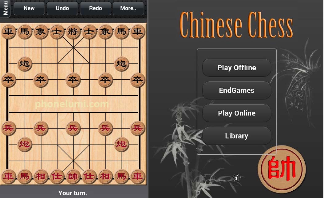 Phần mềm cờ tướng mạnh Chinese Chess